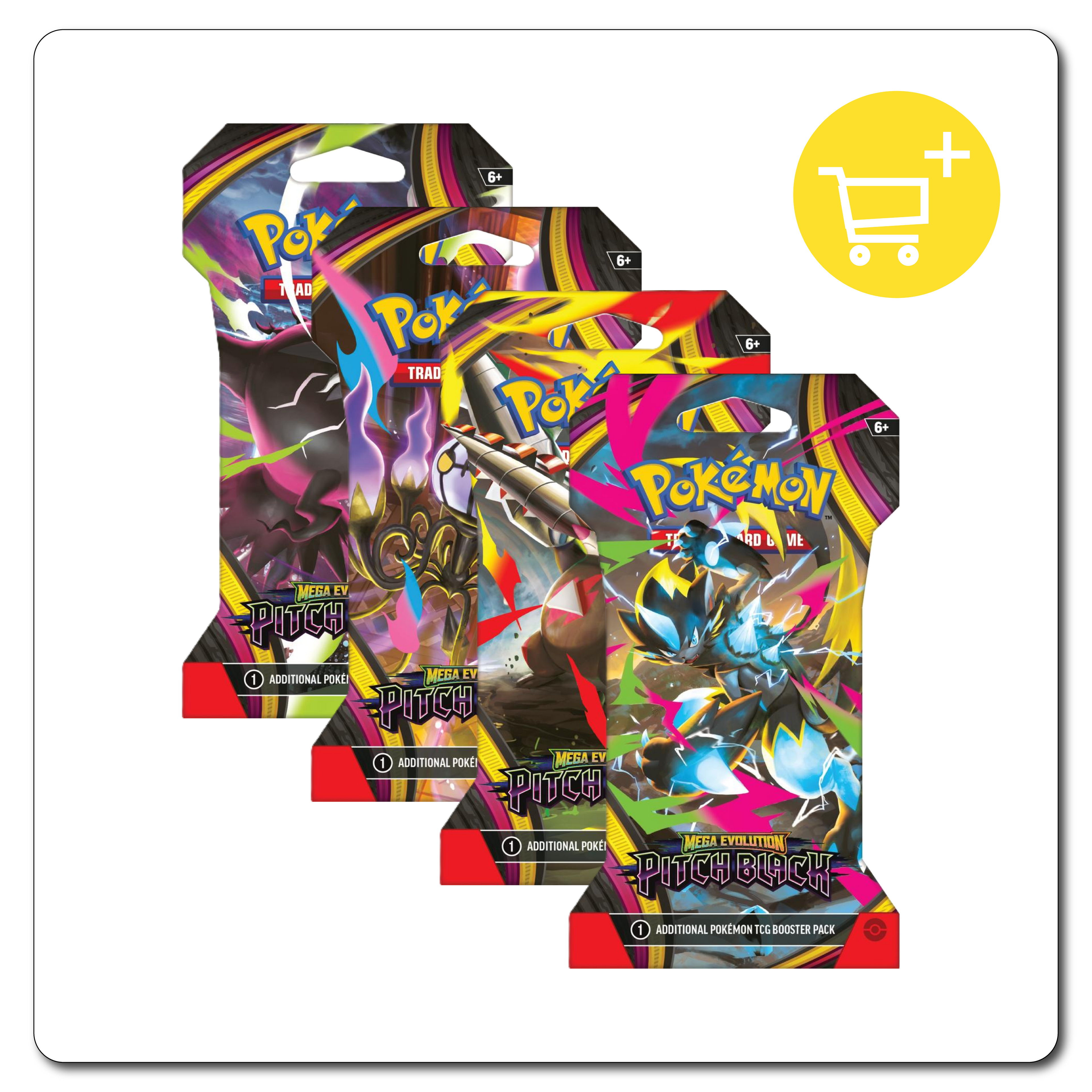 Pitch Black Sleeved Booster Pack (Art Packs)