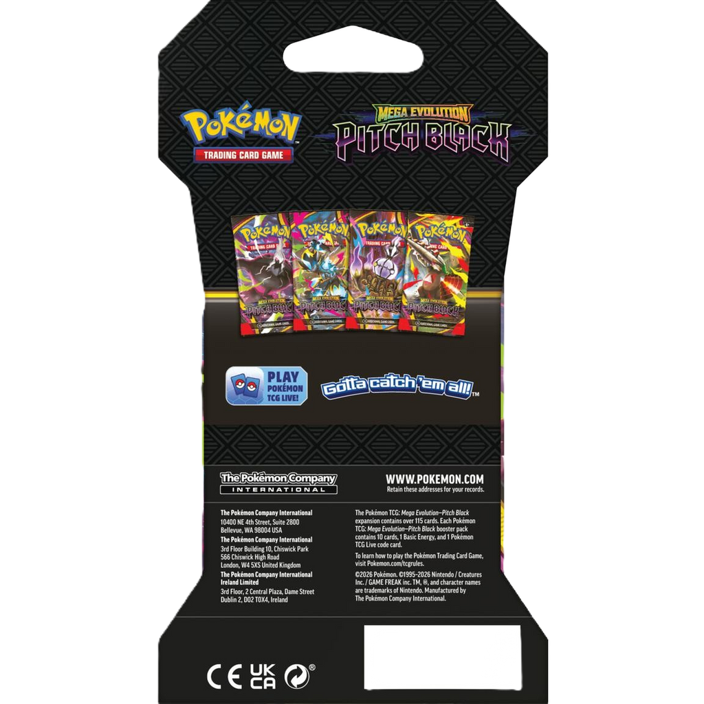Pitch Black Sleeved Booster Pack (Art Packs)