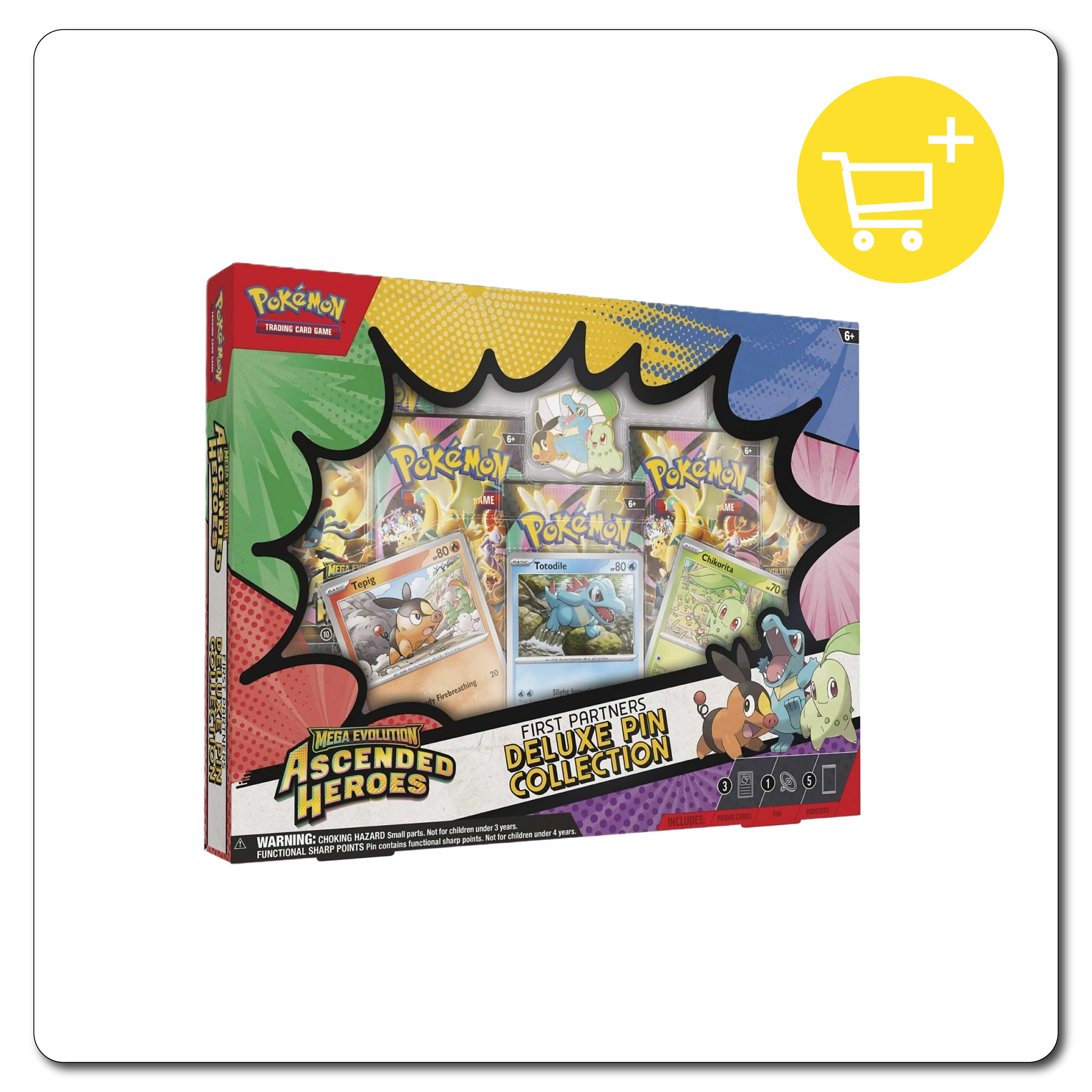 Ascended Heroes First Partners Deluxe Pin Collection