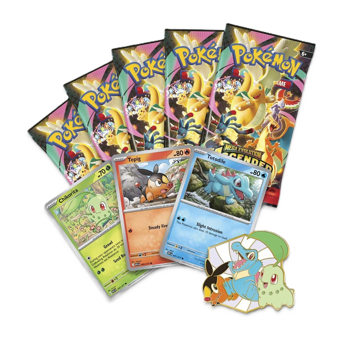 Ascended Heroes First Partners Deluxe Pin Collection